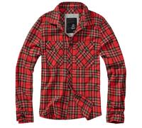 Brandit Camicia Checkshirt in tartan 3XL Rosso