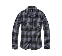 Brandit Amy Flanell Ladies Camicia, nero-grigio, taglia XL per donne