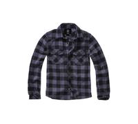 Brandit Checkshirt, camicia bambini 122/128 male Nero/Grigio