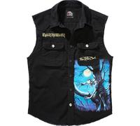 Brandit Camicia Iron Maiden Vintage Camicia senza maniche Fotd 61045 5XL Nero