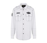 Brandit Camicia 'Luis' nero / bianco Uomo - PROMO - Taglie forti - Camicie da uomo Brandit XL