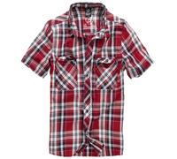 Brandit Camicia Roadstar, 1/2 manica in rosso 3XL Rosso