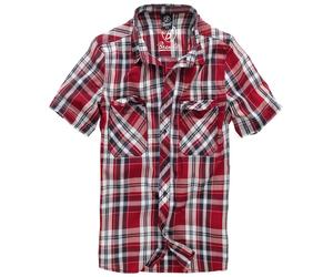 Brandit Camicia Roadstar, 1/2 manica in rosso M Rosso