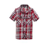 Brandit Roadstar Shirt Short Sleeve, Color: red, Size: L