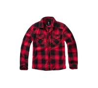 Brandit Checkshirt, camicia bambini 122/128 male Rosso/Nero