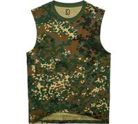 Brandit Camicia senza maniche, Verde oliva/nero, Taglia 3XL