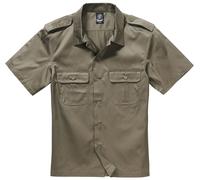 Brandit Camicia US Camicia 1/2 manica in Olive XXL Verde
