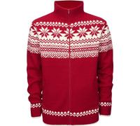 Brandit Cardigan da uomo rosso norvegese M Rosso