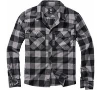 Brandit Camicia Check a maniche lunghe Nero/Carbone XL