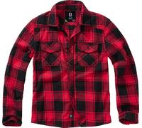 Brandit Check Maglietta per bambini, rosso/nero, Taglia 122-128