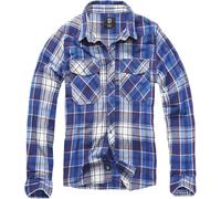 Brandit Check Shirt Long Sleeve, Farbe: navy, Größe: S
