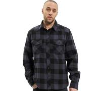 Brandit Checkshirt, camicia 5XL male Nero/Grigio