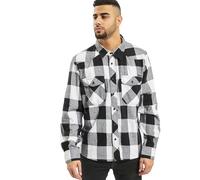 Brandit Check Camicia, nero-bianco, taglia L