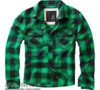 BRANDIT CHECK SHIRT MANICA LUNGA BOSCAIOLO QUADRI CAMICIA UOMO FLANELLA...