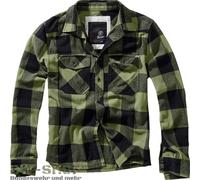 BRANDIT CHECK SHIRT MANICA LUNGA BOSCAIOLO QUADRI CAMICIA UOMO FLANELLA...
