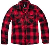 Brandit Checkshirt, camicia bambini 146/152 male Rosso/Nero