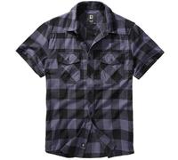 Brandit Checkshirt Manica Corta Camicia Taglialegna Mezza a Quadri di Flanella