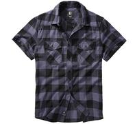 Brandit Checkshirt Manica Corta Camicia Taglialegna Mezza a Quadri di Flanella