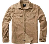 Brandit Corduroy Classic Shirt Long SL, Color: Camel, Size: 4XL