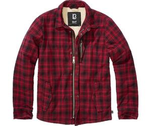 Brandit Classic Sherpa Giacca in tessuto, rosso/nero, Taglia M