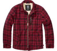 Brandit Classic Sherpa Giacca in tessuto, rosso/nero, Taglia S