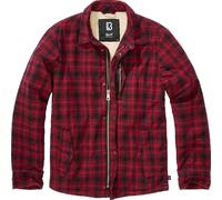 Brandit Classic Sherpa Giacca in tessuto, rosso/nero, Taglia XL