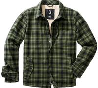 Brandit Classic Sherpa Giacca in tessuto, Verde/Nero, Taglia XXL