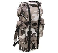 Brandit Nylon Zaino, nero-grigio per maschi