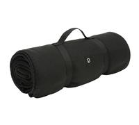 Brandit Coperta In Pile 135x175cm Pieghevole Viaggiare Termico Morbido Nero