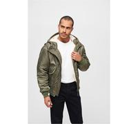 Brandit Cwu Giacca con Cappuccio da Mezza Stagione Vento E Idrorepellente S- 7XL