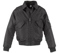 Brandit Cwu Giacca Nera Giacca da Pilota Giacca Bomber Biker Blusa