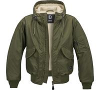 Brandit CWU Jacket Hooded, Uomo, olive, 4XL
