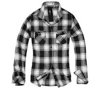 Brandit Dames Camicia Manica Lunga Escursionismo Controllato Casuale Bianco/Nero