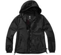 Brandit Donna Estate Giacca Vento Traspirante frontzip Militare Giacca Nero