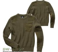 Brandit Maglione BW Unisex Bambino/Bambina Verde 158/164 cm