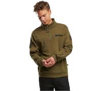 Brandit Felpa Tactical Sweat Troyer con cappuccio Verde Uomo Taglia M