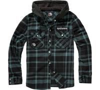 Brandit Giacca di mezza stagione verde scuro / nero / offwhite Uomo Brandit 4XL