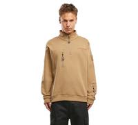 Brandit Tactical Sweat Troyer con cappuccio, beige, taglia S per maschi