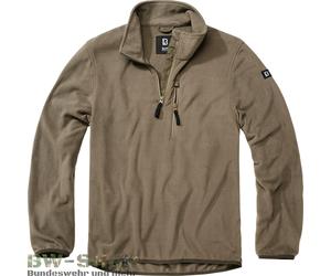 BRANDIT FLEECE TROYER BW PULLOVER ARMY ROLLI OUTDOOR WINTER PULLI FLEECEPULLOVER