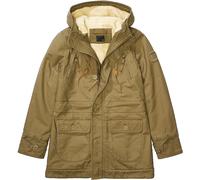 Brandit Forvert Fiss Parka in tessuto da donna, verde-marrone, taglia S per donne
