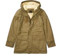 Brandit Forvert Fiss Parka in tessuto da donna, verde-marrone, taglia XL per donne