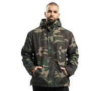 Brandit Giacca Windbreaker Frontzip in tessuto Woodland L Uomo