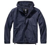 Brandit Giacca a vento Frontzip in Navy 3XL Grigio