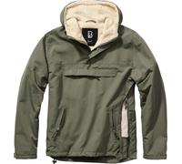 Brandit Giacca a vento Sherpa in Olive M Verde