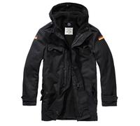 Brandit Giacca BW Parka Flag in nero L Nero