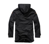 Brandit Giacca BW Parka Flag in nero S Nero
