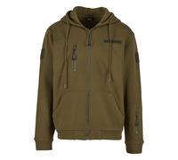 Brandit Giacca di felpa oliva / nero Uomo Brandit XXL