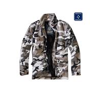 Brandit Giacca di mezza stagione grigio / talpa / antracite / bianco Uomo - Abbigliamento - Taglie comode - Giacche Brandit 5XL