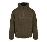Brandit Teddyfleece Worker, felpa con cappuccio 5XL male Oliva