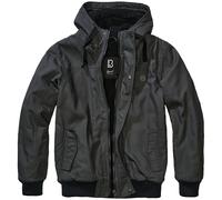 Brandit Giacca Essential Uomo Cappuccio Inverno Caldo grigio antracite